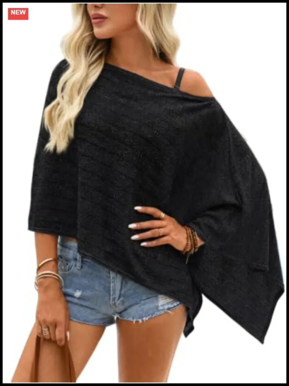 Sheer Knit Poncho Shrug Y2K Crochet Mesh Cover Up Lightweight Summer
